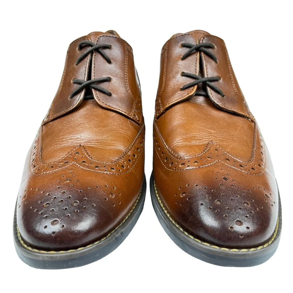Florsheim Wingtip Derby in‎ Brown Leather Men’s Size 10 1/2 D
